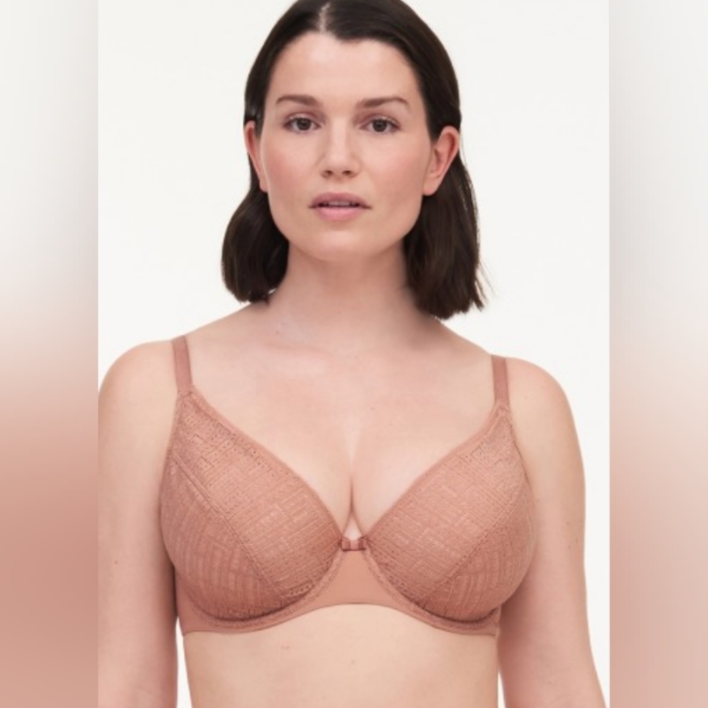 New Chantelle Everyday Graphique Plunger Full Lace Underwire